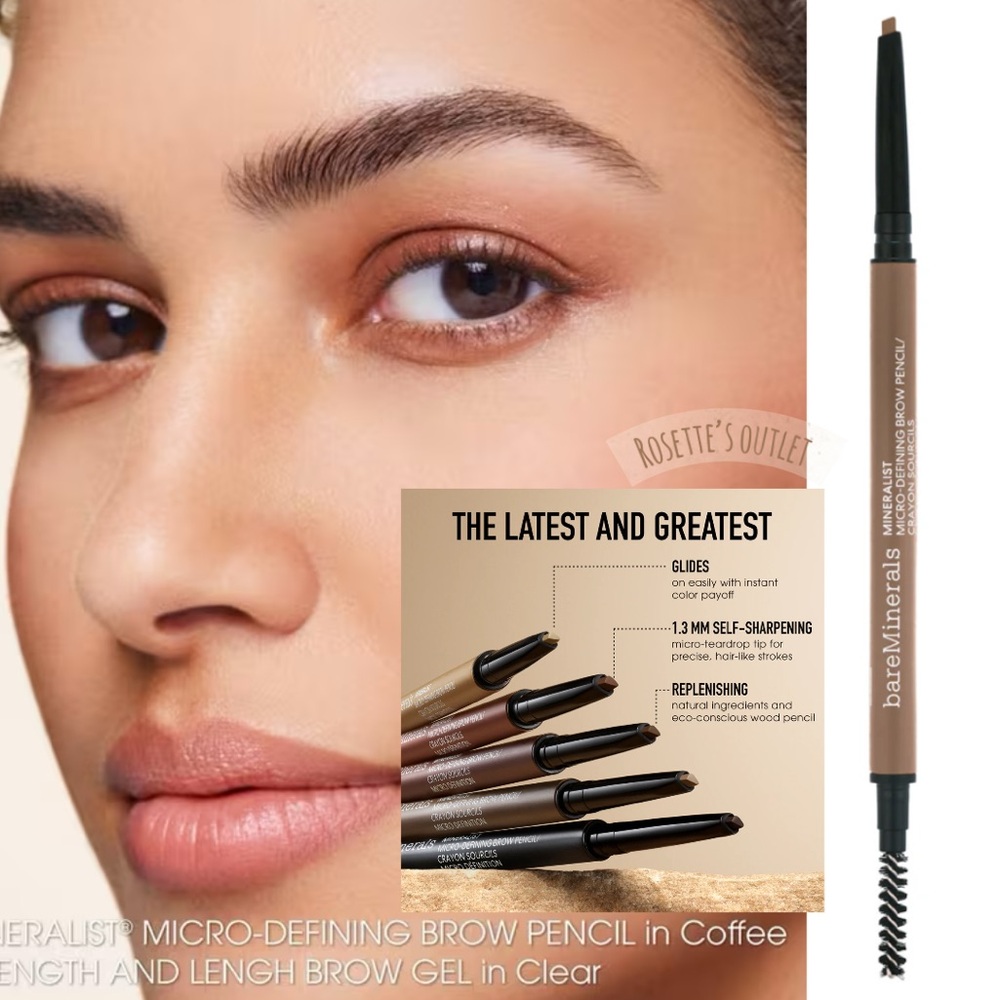 bareMinerals Micro-Defining Brow Pencil — Coffee Brown